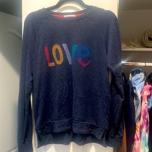 PJ Salvage crew neck sweatshirt in size Small in perfec condition. Navy blue